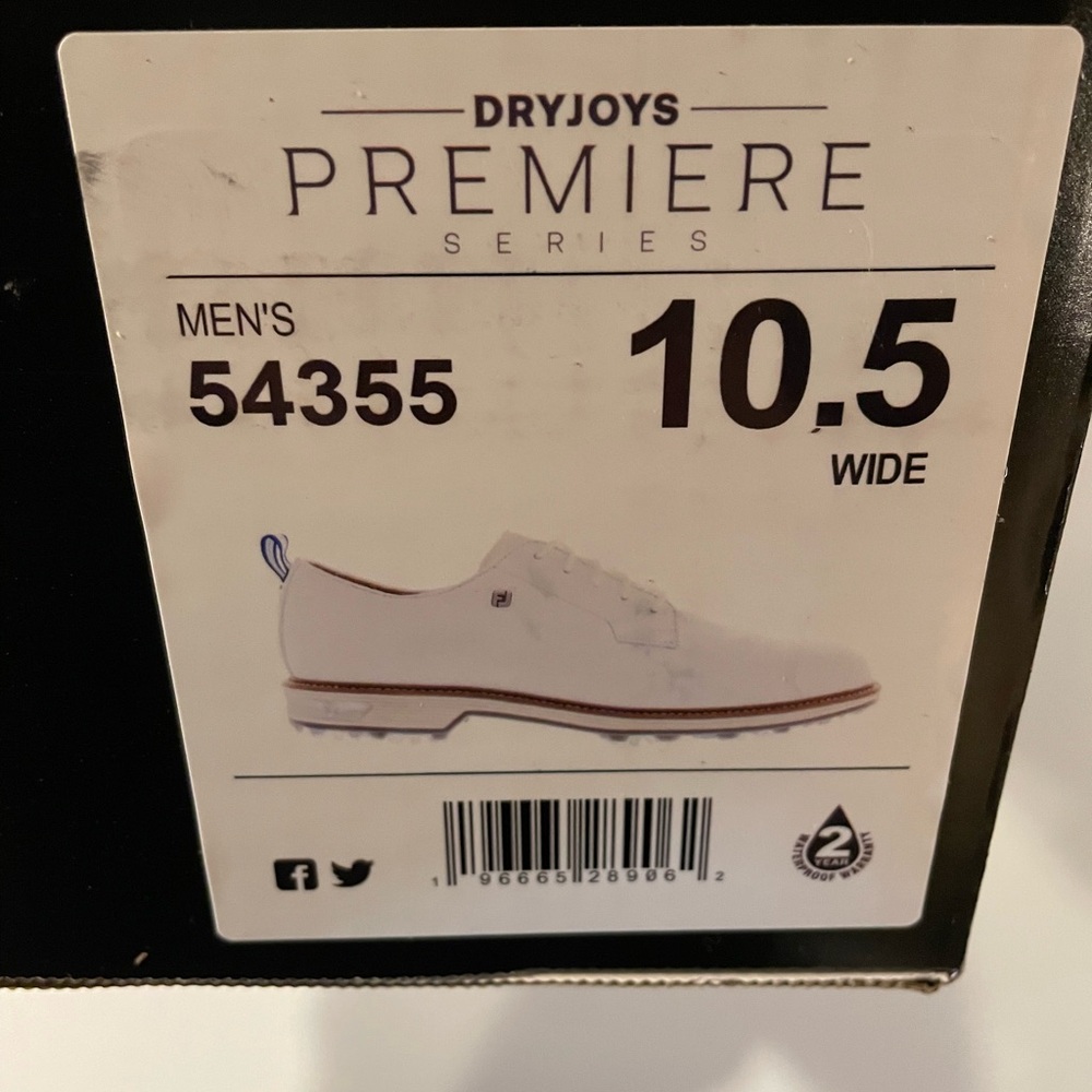 Footjoy premier 10.5 wide